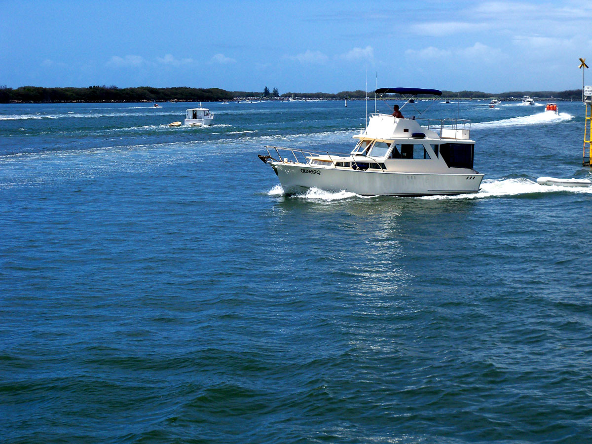 Reger Verkehr auf dem Wasser